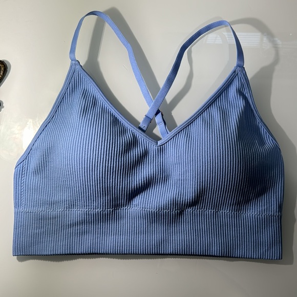 Spiritual Gangster light blue ribbed bralette size Medium - Picture 4 of 10